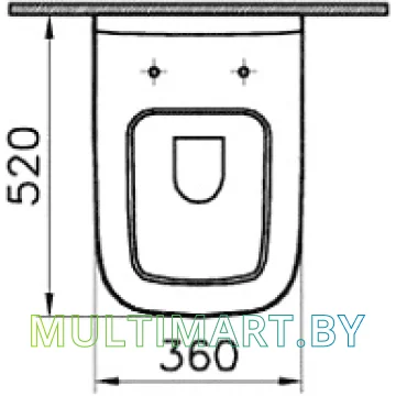 Унитаз Vitra S20 9004B003-7204 картинка 6